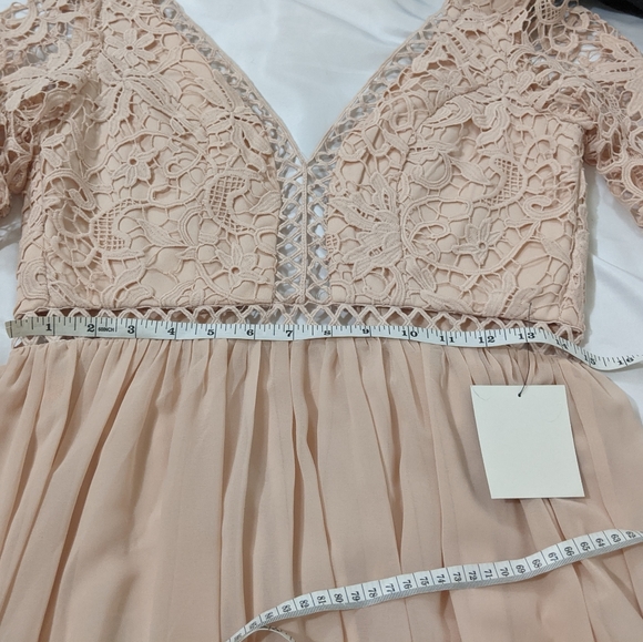 Lulus Avalynn Blush Lace Maxi Dress - Picture 6 of 11